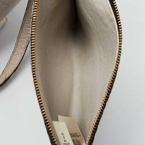 Burberry Grey Embossed Check Leather Small Canterbury Tote Bag - Picture 12 of 12